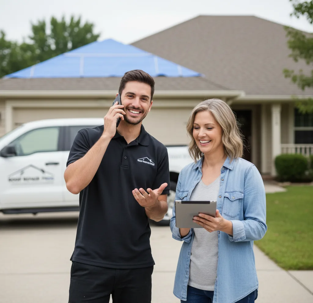 Modern Solutions Roof Repair customer support in Blue Earth